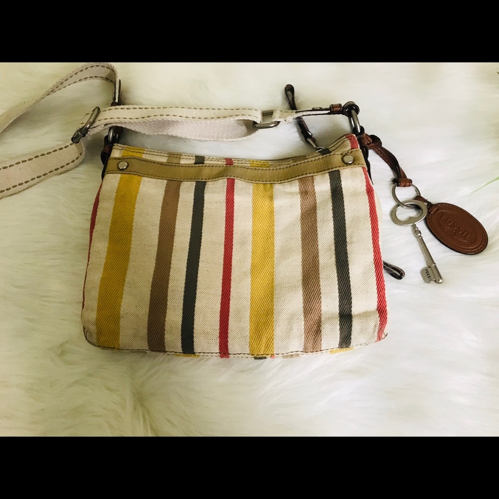 Fossil Crossbody Multiple Color Canvas Bags - image 8